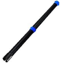 Golf Ball Retriever Grabber with Telescopic Handle and Collector Tubes, Black and Blue, Ideal for Golf Ball Collection