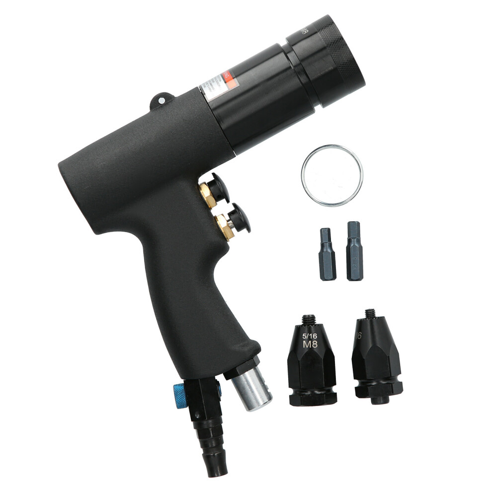 Pneumatic Riveting Nut Gun Black Alloy Steel