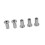 Iron Plated Nickel Flat Nuts Hex Nut Round Head 13