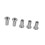 Iron Plated Nickel Flat Nuts Hex Nut Round Head 14