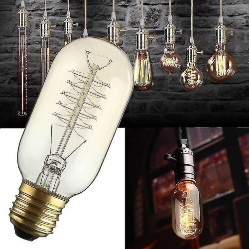 3pc T45 E27 40w   120lm Incandescent Bulb Retro Edison Light Bulbs 1