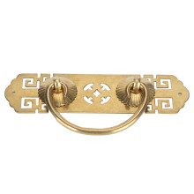 Antikes Messing-Chinesischer Stil Schubladengriff 13x3,5cm für Schränke