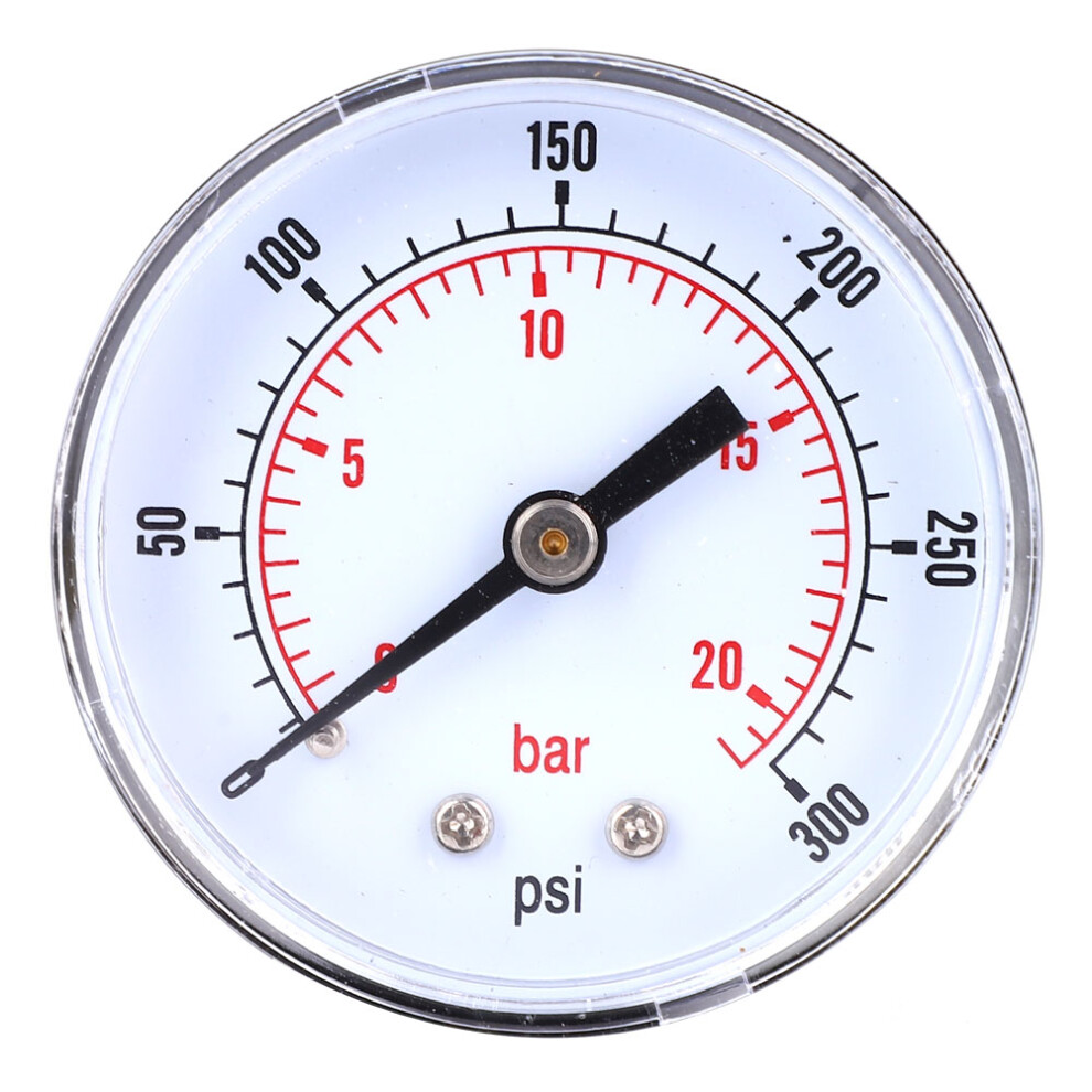 Pressure Gauge 50mm Dial 1/8 BSPT Back Connection