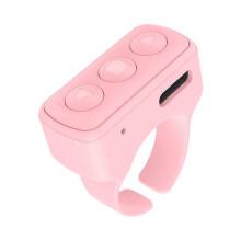 Remote Control Short Video APP Page Turner for Phone Camera, Bluetooth Button Clicker Vidoe Scrolling Ring Rechargeable Camera Remote All Kinds