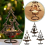 Candelabro de metal para centro de mesa navideño 5
