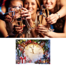 210X150Cm Weihnachtshintergrundtuch Schneeflocke Partydekortuch, B