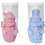 2 x Silikonform mit Weihnachtsmann-Umarmung und Schneeflocke 2