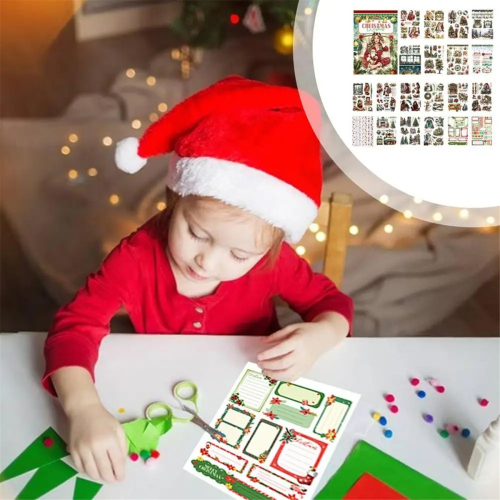 Ferramenta de artesanato com padrões de Natal vintage B 2