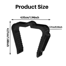50Pack Holiday Light Clips Outdoor Hooks Christmas Hanger Black