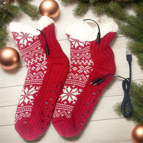 Soft Knitted Socks Non Slip Fluffys Slipper Socks Plush Floor Socks 2
