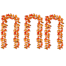 Fall Garland with Pumpkin Lights Halloween Fall Decorations