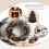 Christmas Tree Ornaments, 12 Pcs 2-1/2 Inches Red Black 3