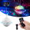 Rotating 6in Disco Ball with Motor,6-12RPM Adjustable Spend 3