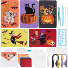 20 set di kit di quilling di carta per Halloween