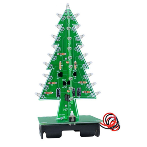 DIY Weihnachtsbaum LED Kit - Blinkende Lichter Schaltung Kit Bunt