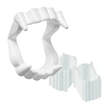 Pacote com 100 dentes brancos para Halloween