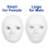 30 Pack 2 Sizes Paper Mache Masks Create Artistic Craft 5