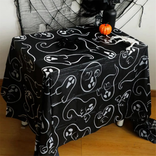 Σουπλά για Halloween με θέμα το Ghost, τραπεζομάντιλο με ιστό αράχνης B 2
