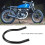 210MM Motorcycle Rear Seat Frame Loop Hoop Bracket 9