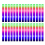 Barras luminosas LED de espuma RGB de colores 2