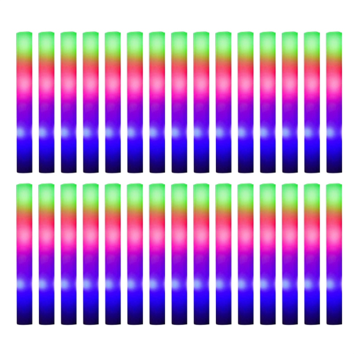 Barras luminosas LED de espuma RGB de colores 1