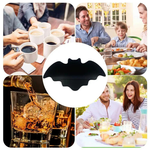 Σουβέρ για Halloween από ακρυλικό σε σχήμα νυχτερίδας 2