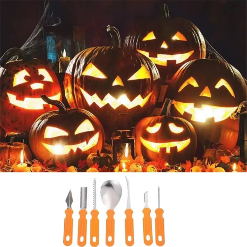 Σετ εργαλείων σκάλισμα κολοκύθας για το Halloween, μαχαίρι σκάλισμα κολοκύθας 2
