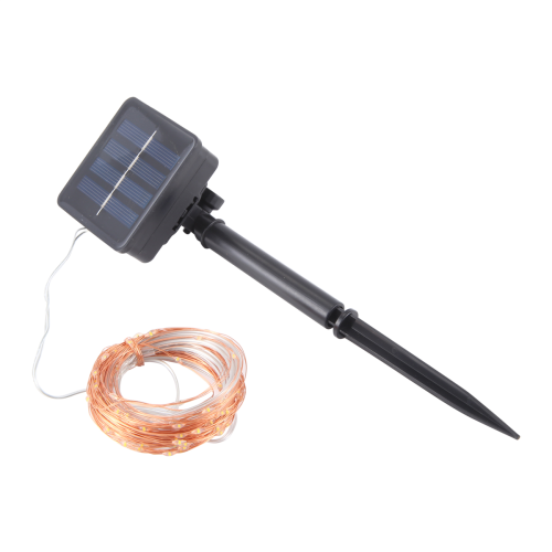 Solar String Lights, 10M 100LED Outdoor String Lights(warm white) 2