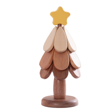 Weihnachtsbaum-Isolierunterlage, Massivholz, Esstischunterlage, Stern