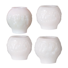Molde de silicone para velas com cenário de neve para o dia de Natal (4 unidades)