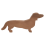 Prato de jantar para cachorro Dachshund de 15,7 polegadas Tábua de queijos Jantar de Natal 7