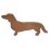 Prato de jantar para cachorro Dachshund de 15,7 polegadas Tábua de queijos Jantar de Natal 3