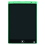 Quadro de escrita LCD de 12 polegadas Quadro de desenho Quadro de grafite colorido Verde 2