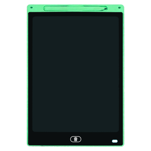 Quadro de escrita LCD de 12 polegadas Quadro de desenho Quadro de grafite colorido Verde 1