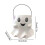 Geister-Eimer-Vase Halloween-Geister-Leckerli-Eimer 6