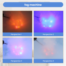 Máquina de névoa para Halloween Mist Maker Fogger Fogger Fountain Mister (EUA)