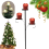 Schwarze TripleTree Toppers, Tree Toppers Kerzenhalter, 3