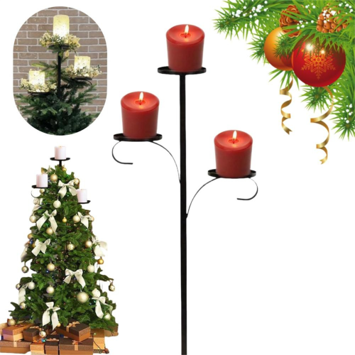 Schwarze TripleTree Toppers, Tree Toppers Kerzenhalter, 2