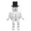 Boneca móvel de mesa, impressão 3D, decorações de Natal, presente de feriado D 1