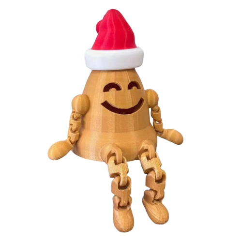 Boneca móvel de mesa, impressão 3D, decorações de Natal, presente de feriado B 1