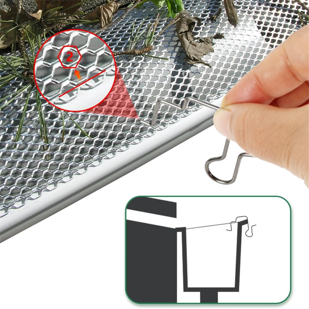 Christmas Light Hanger Hooks for Gutters with Perforated Guards B-image-OPC-PK9FQWS-NEW