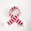 12 peças mini cachecol de natal vermelho e branco, garrafa, cachecol de malha, capa de boneca 7
