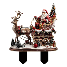 Garden Stakes Christmas Acrylic Yard Art Decorative Reindeer Stakes