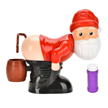 Grappige Kerstman Bellenblaasmachine voor Buiten- en Binnenactiviteiten 1Set