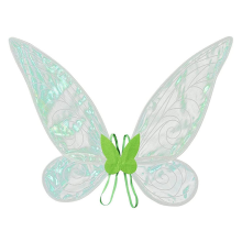 Schmetterlings-Feenflügel-Kostüm für Damen und Mädchen, glitzernd, grün