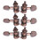 Copper Alloy Guitar Locking Tuners, 3 Left & 3 Right Head Knobs 15