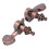 Copper Alloy Guitar Locking Tuners, 3 Left & 3 Right Head Knobs 9