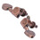 Copper Alloy Guitar Locking Tuners, 3 Left & 3 Right Head Knobs 3