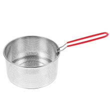 Portable Charcoal Burning Basket with Detachable Handle, Stainless Steel Charcoal Burner for Outdoor BBQ and Camping Grilling