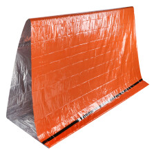 Tragbares wasserdichtes Notfallzelt-Schlafsack - Wärmend, 298g Orange